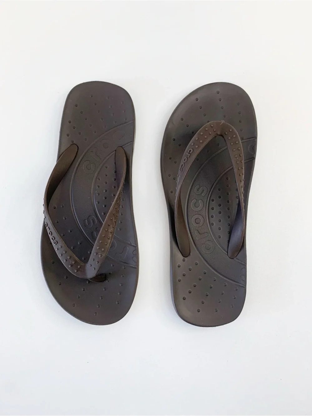 CROCS Kid's Crocband Flip Flop Sandals ~ J3 (2M/4W)